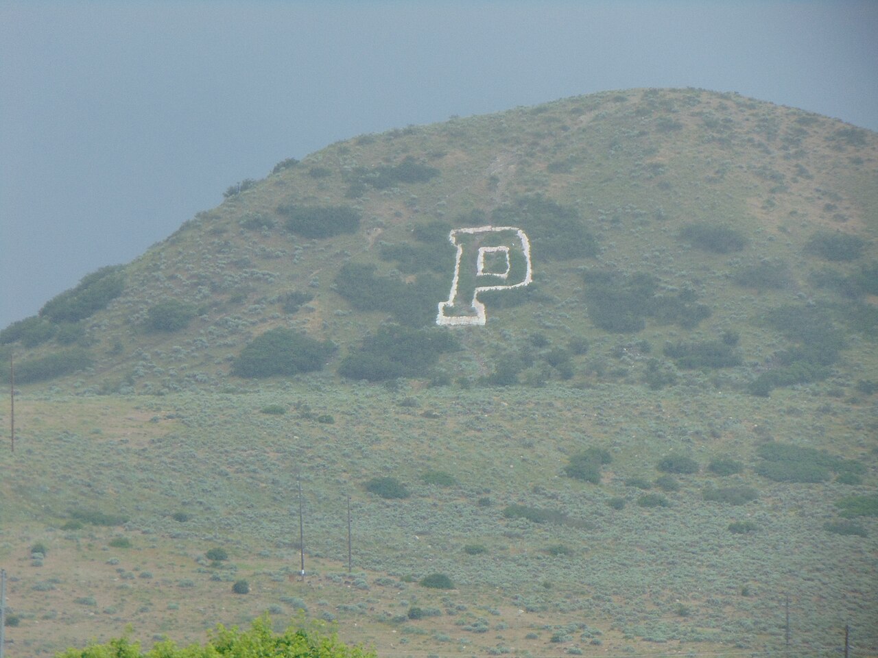 Hillside "P", Payson, Utah, Jun 16, illustrative activity photo