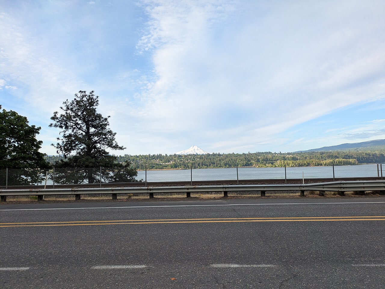Hood River from Washington, illustrative activity photo