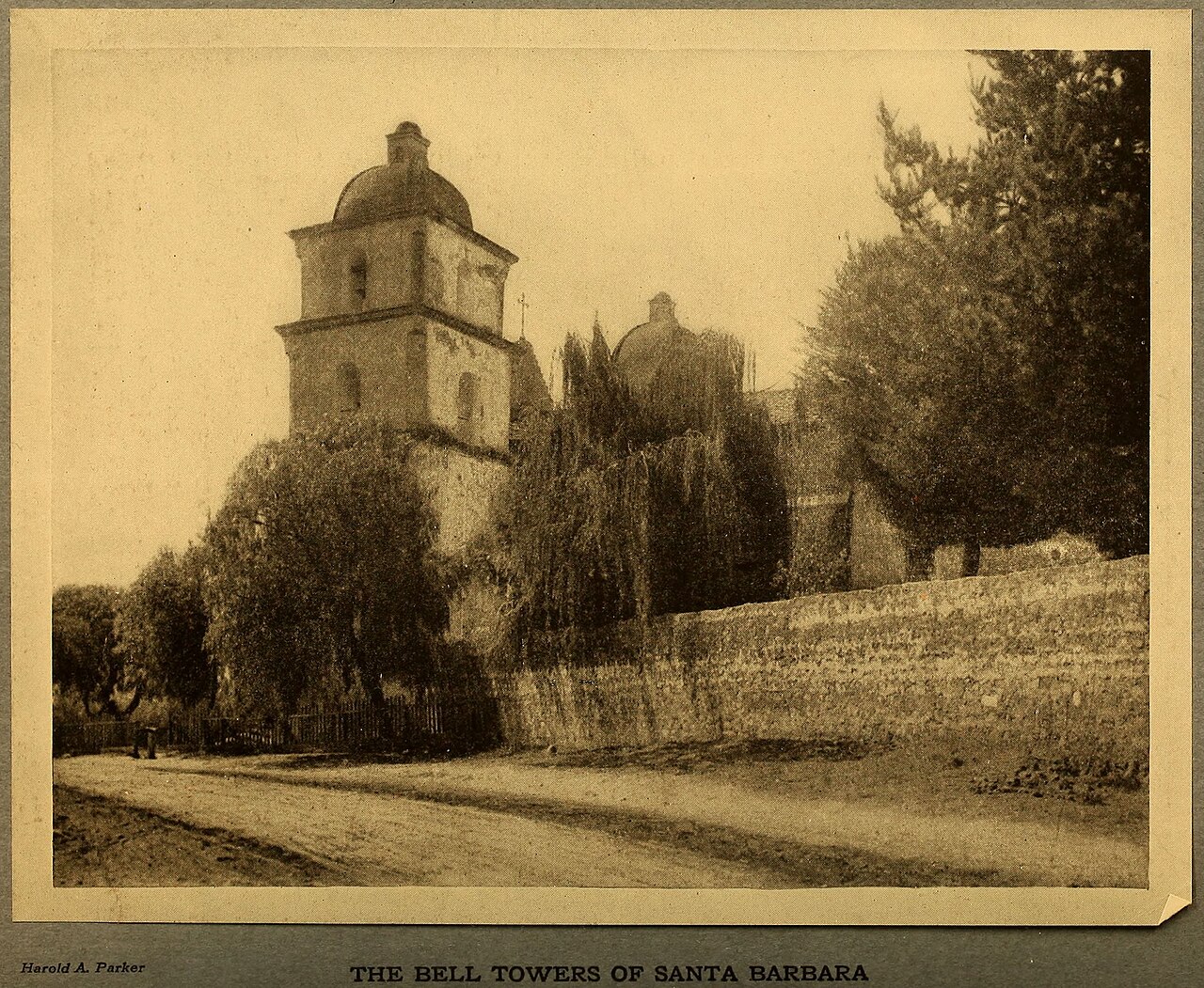 The Bell Towers of Santa Barbara, pre 1913, illustrative activity photo