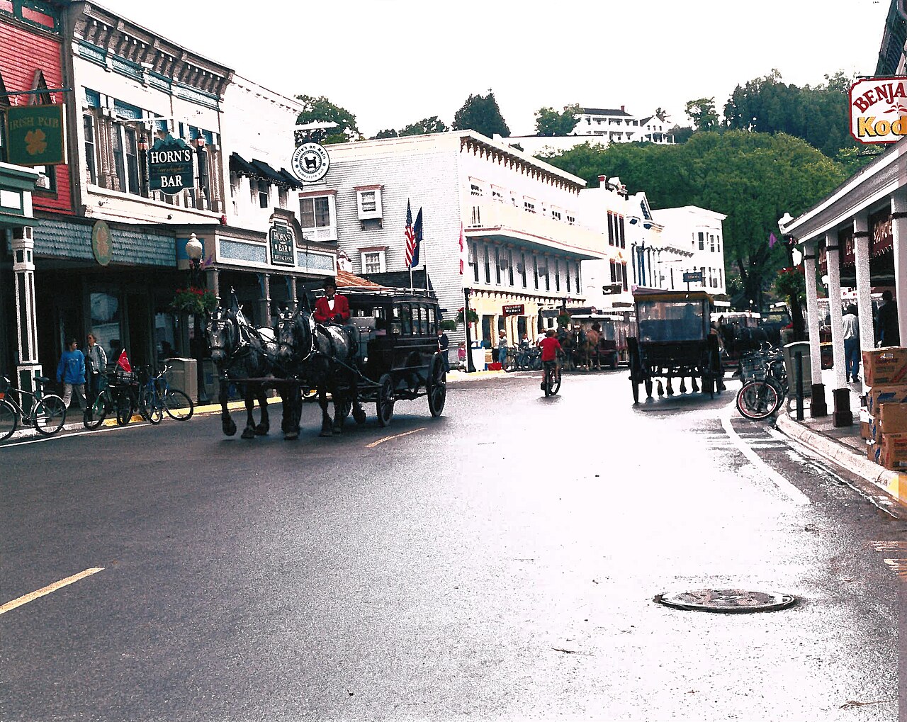 Mackinac Island Main Street, illustrative activity photo