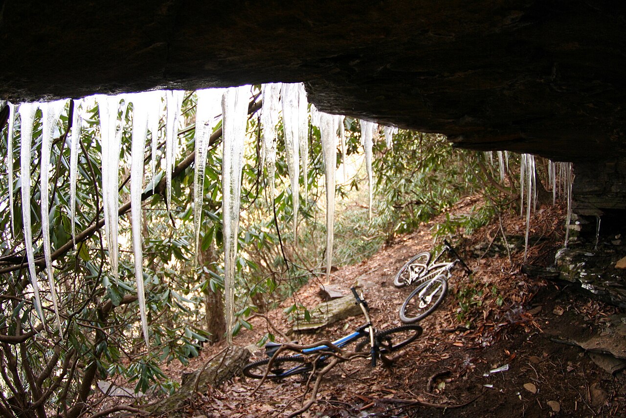 Pisgah National Forest (icicles), illustrative activity photo