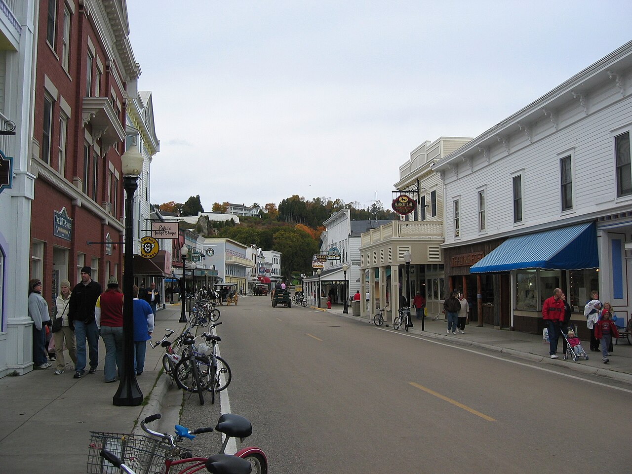 MackinacIsland Downtown, illustrative activity photo
