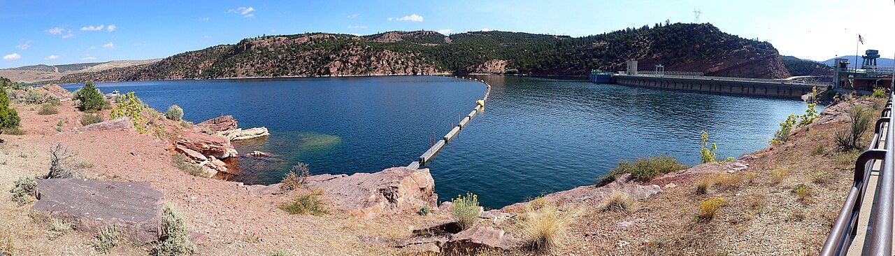 US Utah Flaming Gorge Dam Water, illustrative activity photo