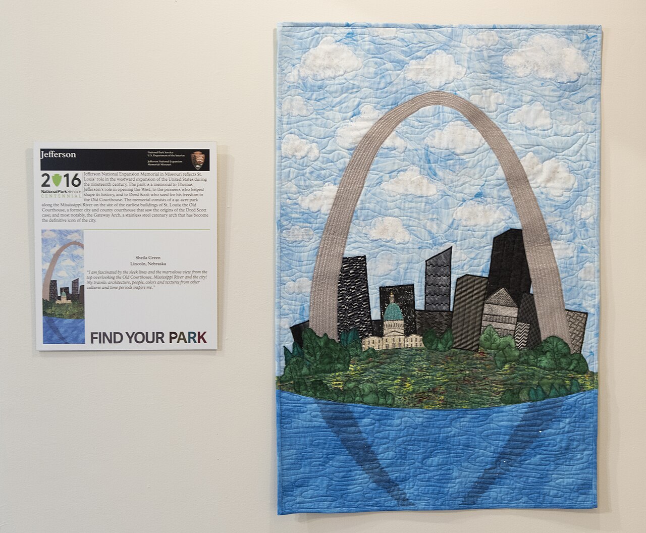 Jefferson National Expansion Memorial; created by Sheila Green (25192241916), illustrative photo