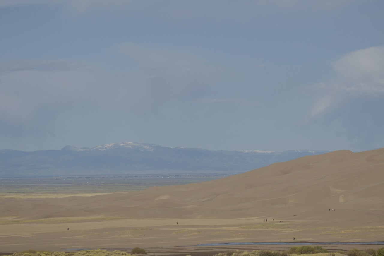 Great Sand Dunes National Park with Medano Creek in Foreground, illustrative activity photo