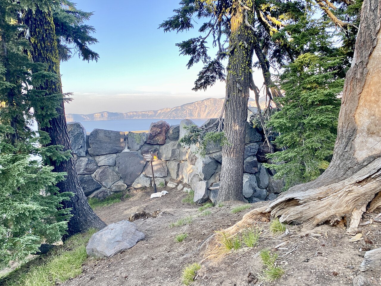 Stone Wall, Crater Lake National Park, Crater Lake, OR, illustrative activity photo
