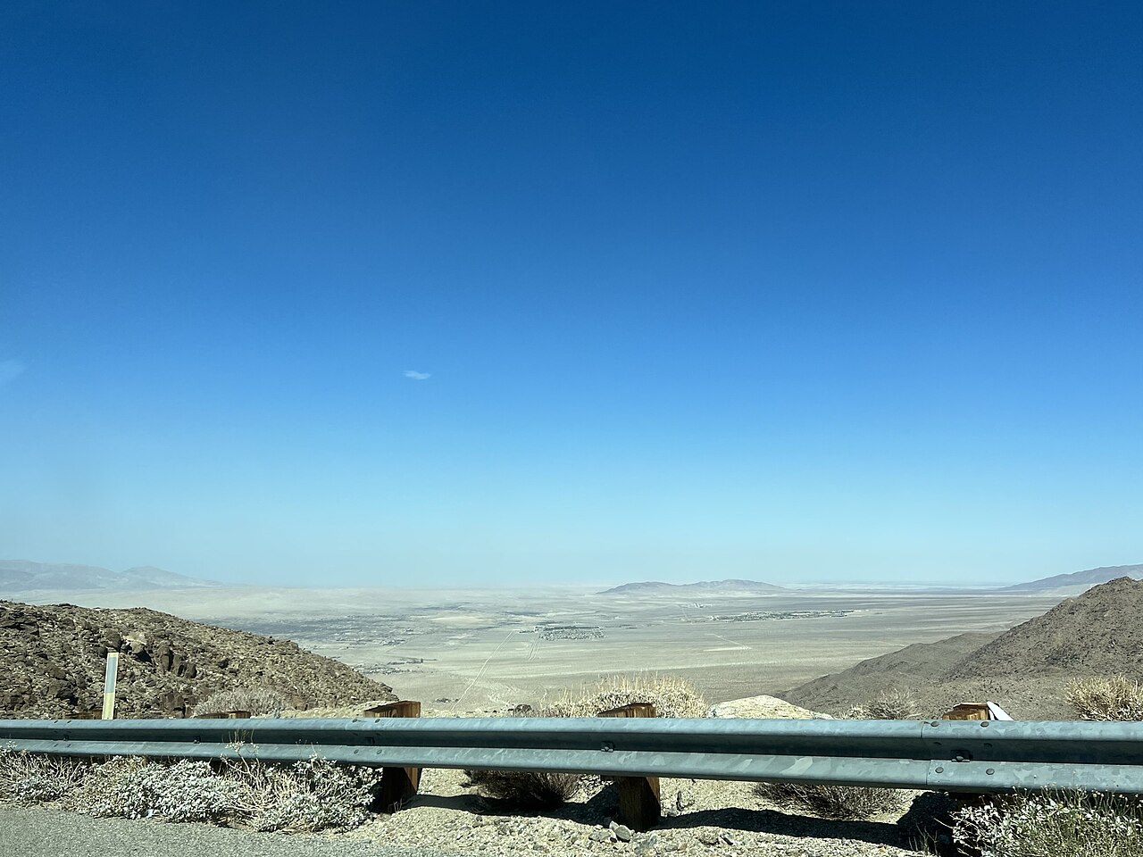 Borrego Springs, California as seen from County Route S2, illustrative activity photo