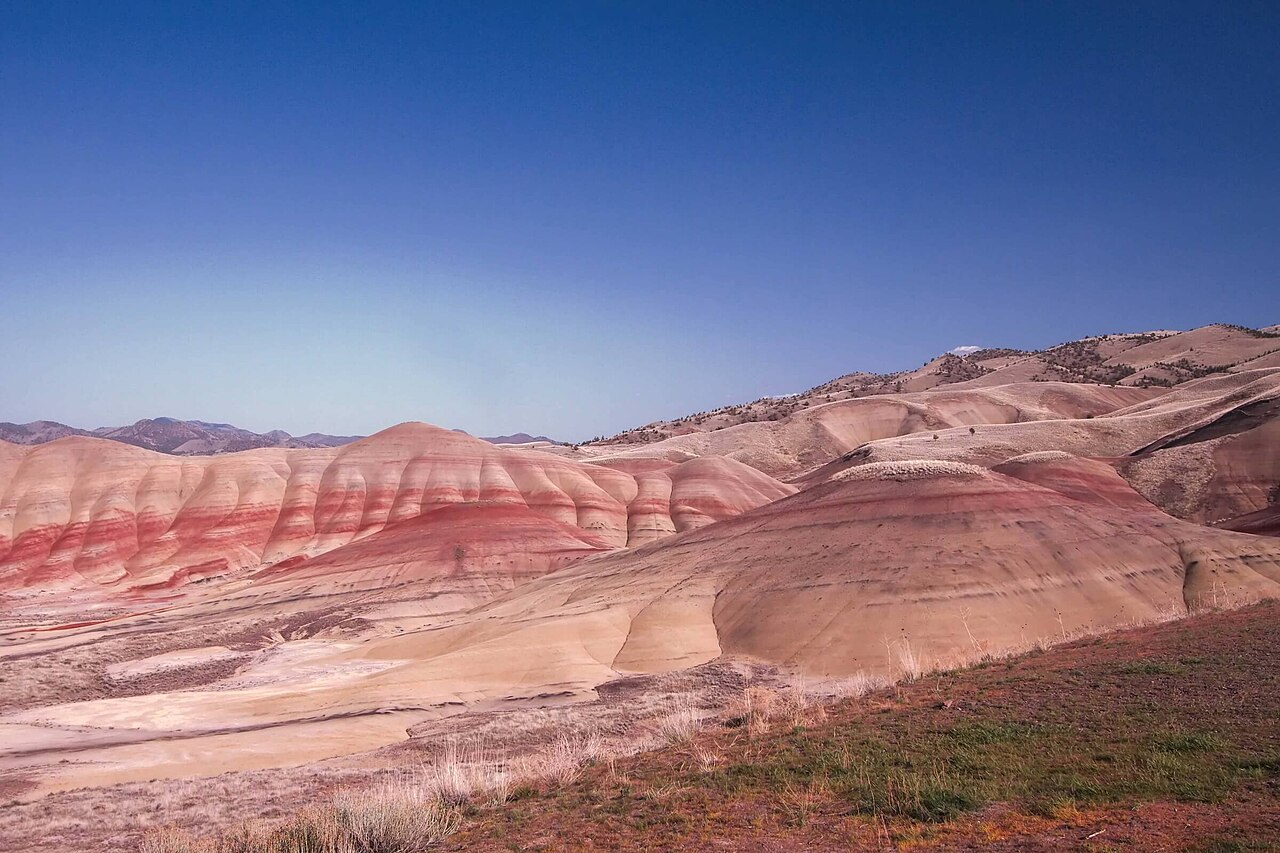 Painted Hills Oregon Landscape 3 May 2018, illustrative activity photo