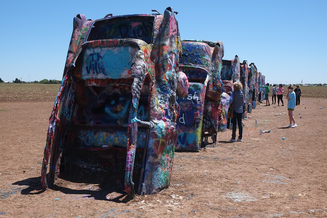 Cadillac Ranch, Amarillo, Texas 4, illustrative activity photo