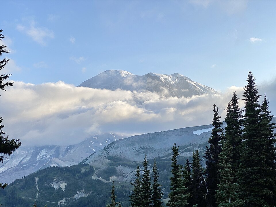 Mount Rainier from Sourdough Ridge Trail, Mount Rainier National Park, Ashford, WA — illustrative photo, not partner inventory