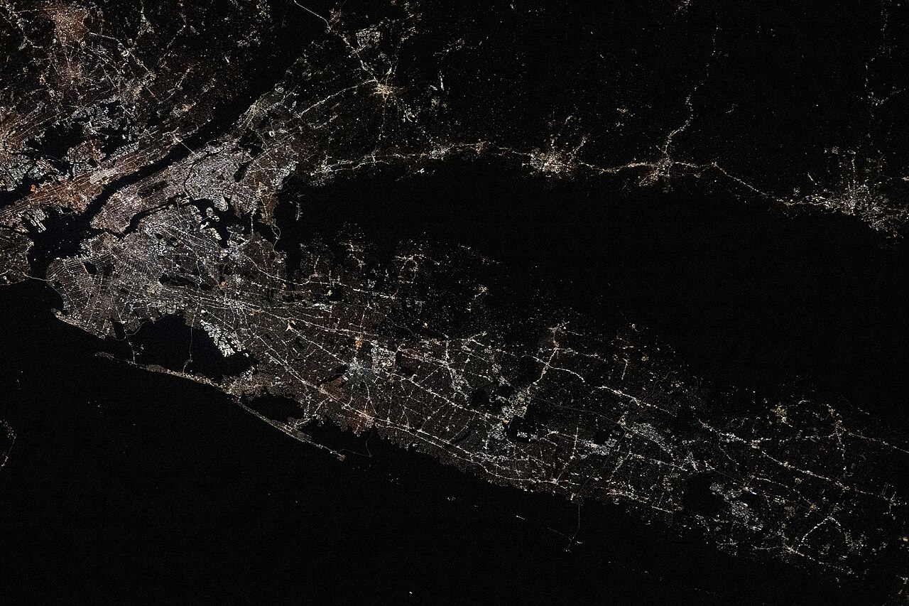 Long Island, New York—the most populous island in the United States (iss073e0982169), illustrative activity photo