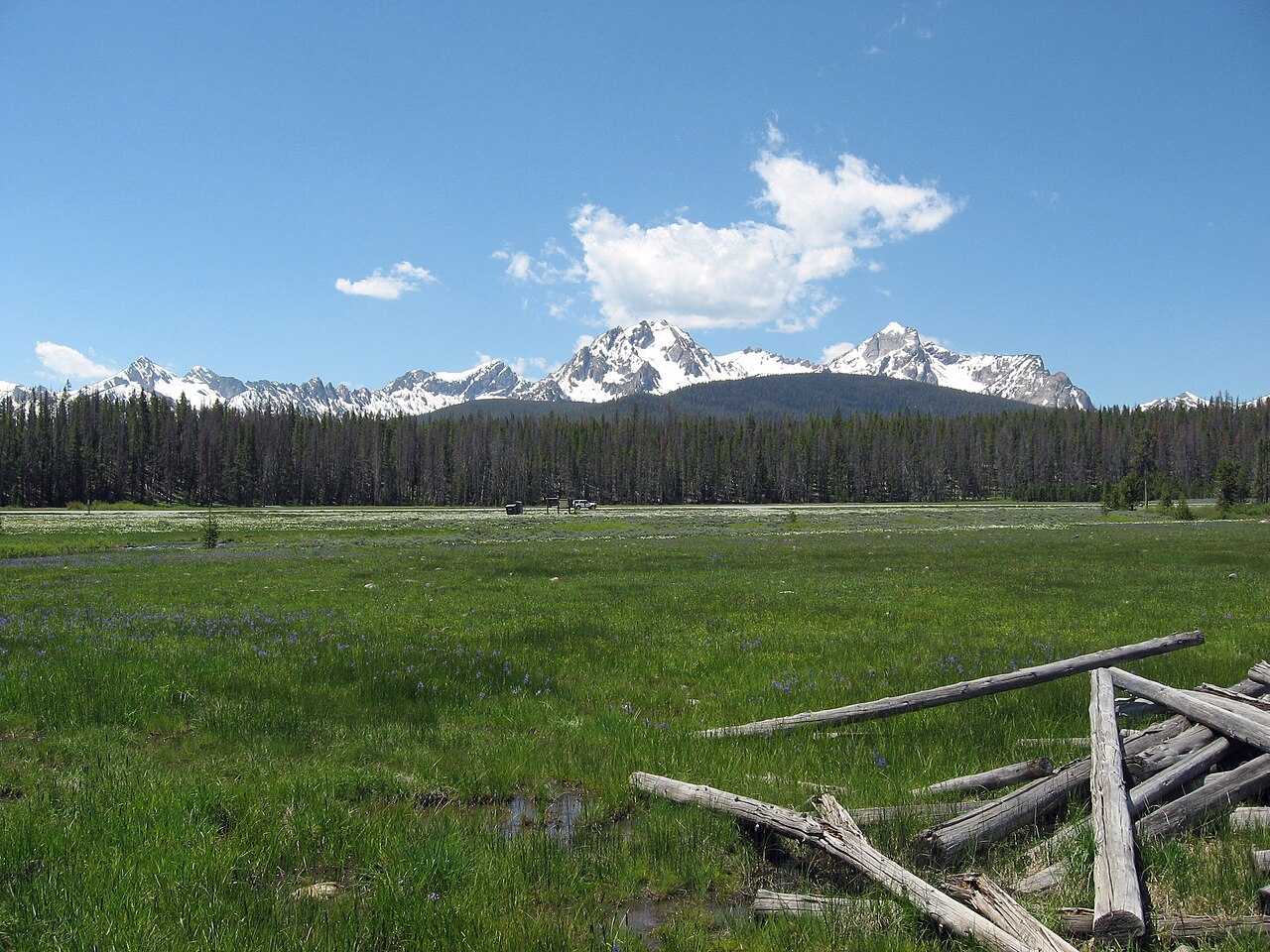 Sawtooth from Stanley Lake Creek, illustrative activity photo