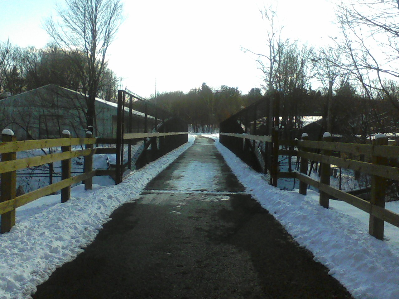Hudson Valley Rail Trail Vineyard bridge, illustrative activity photo
