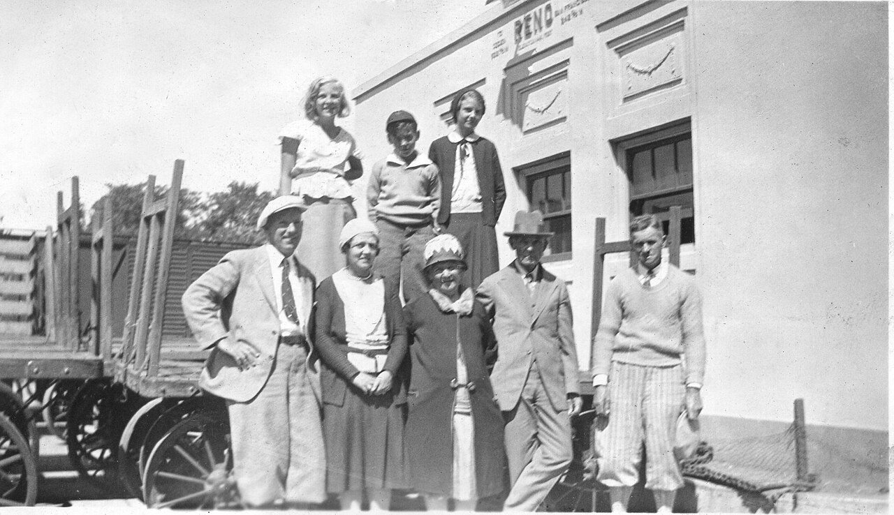Reno, Nevada, railroad station, 1931, illustrative activity photo