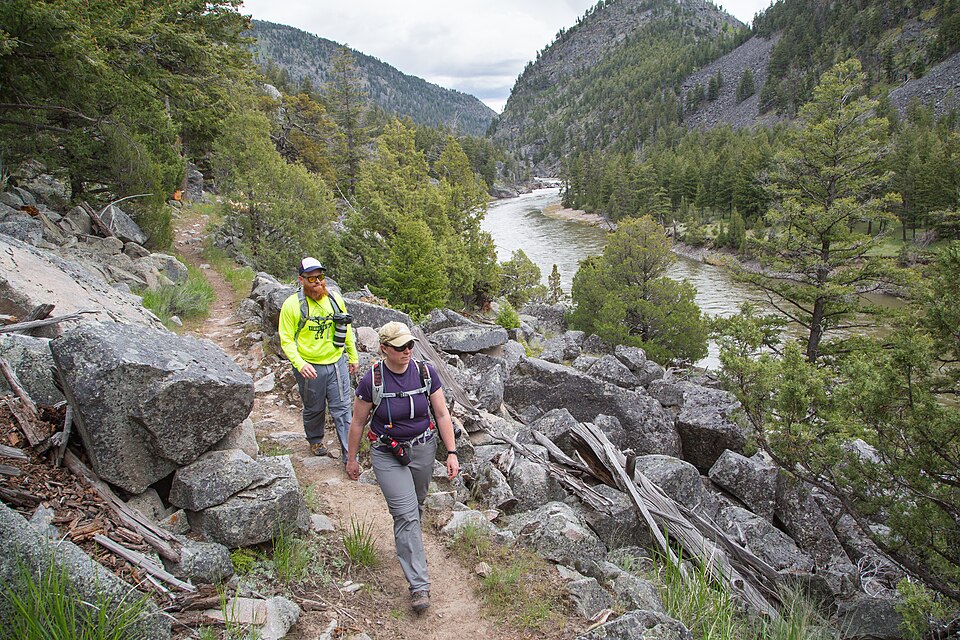 Hiking the Yellowstone River Trail (36379568980), illustrative activity photo