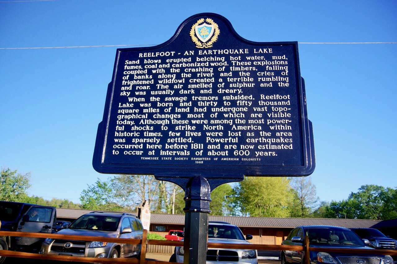 Samburg-Reelfoot-Lake-marker-tn, illustrative photo