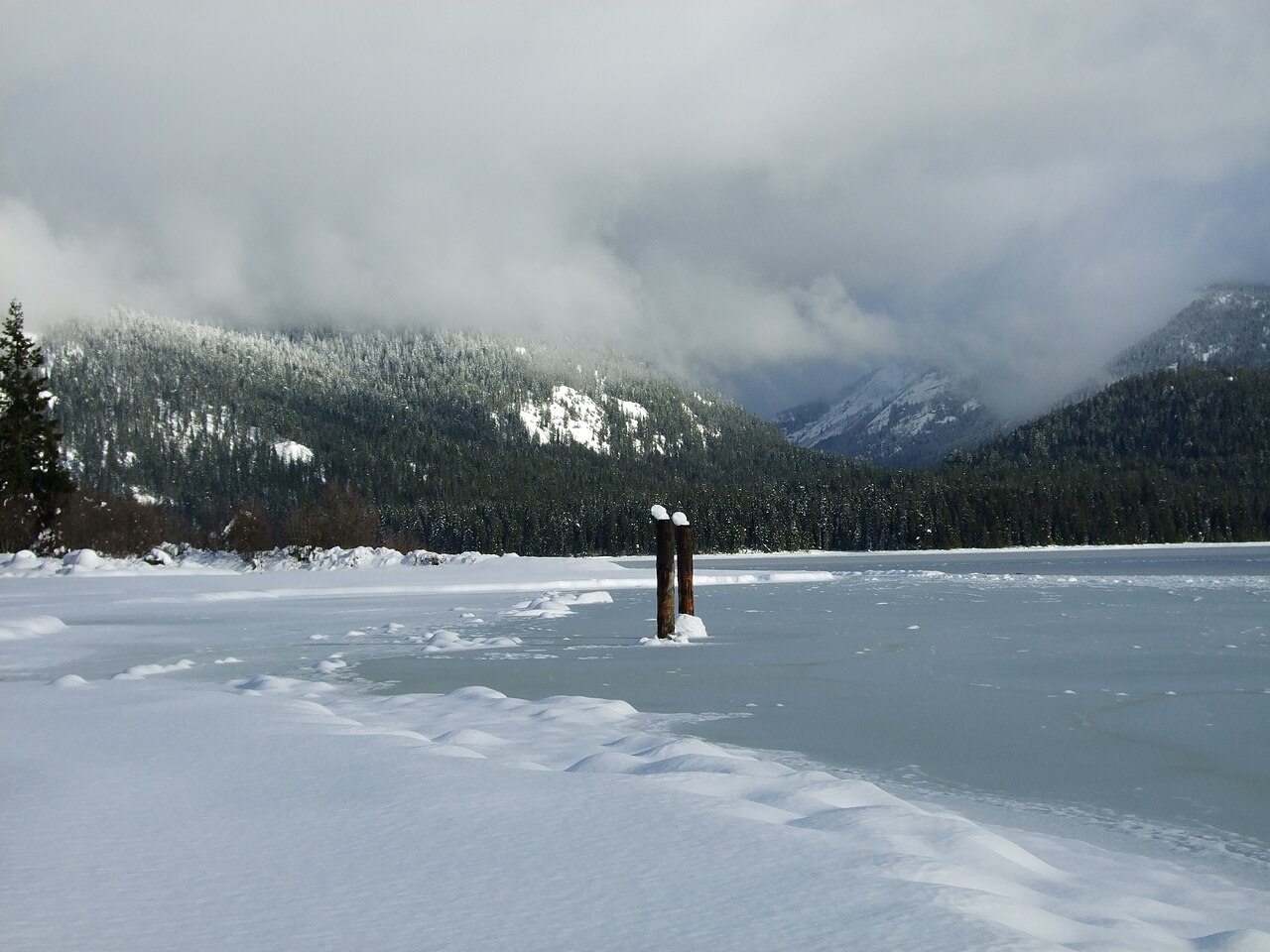 Priest Lake Winter Lion Head, illustrative activity photo