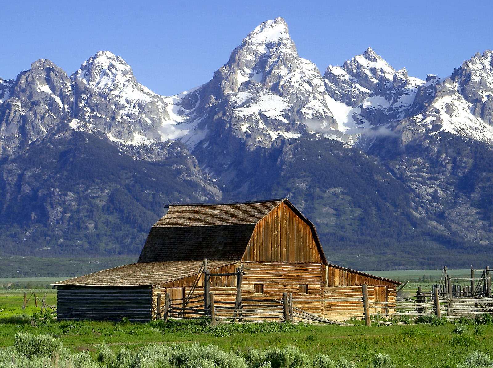 Barns grand tetons, illustrative activity photo