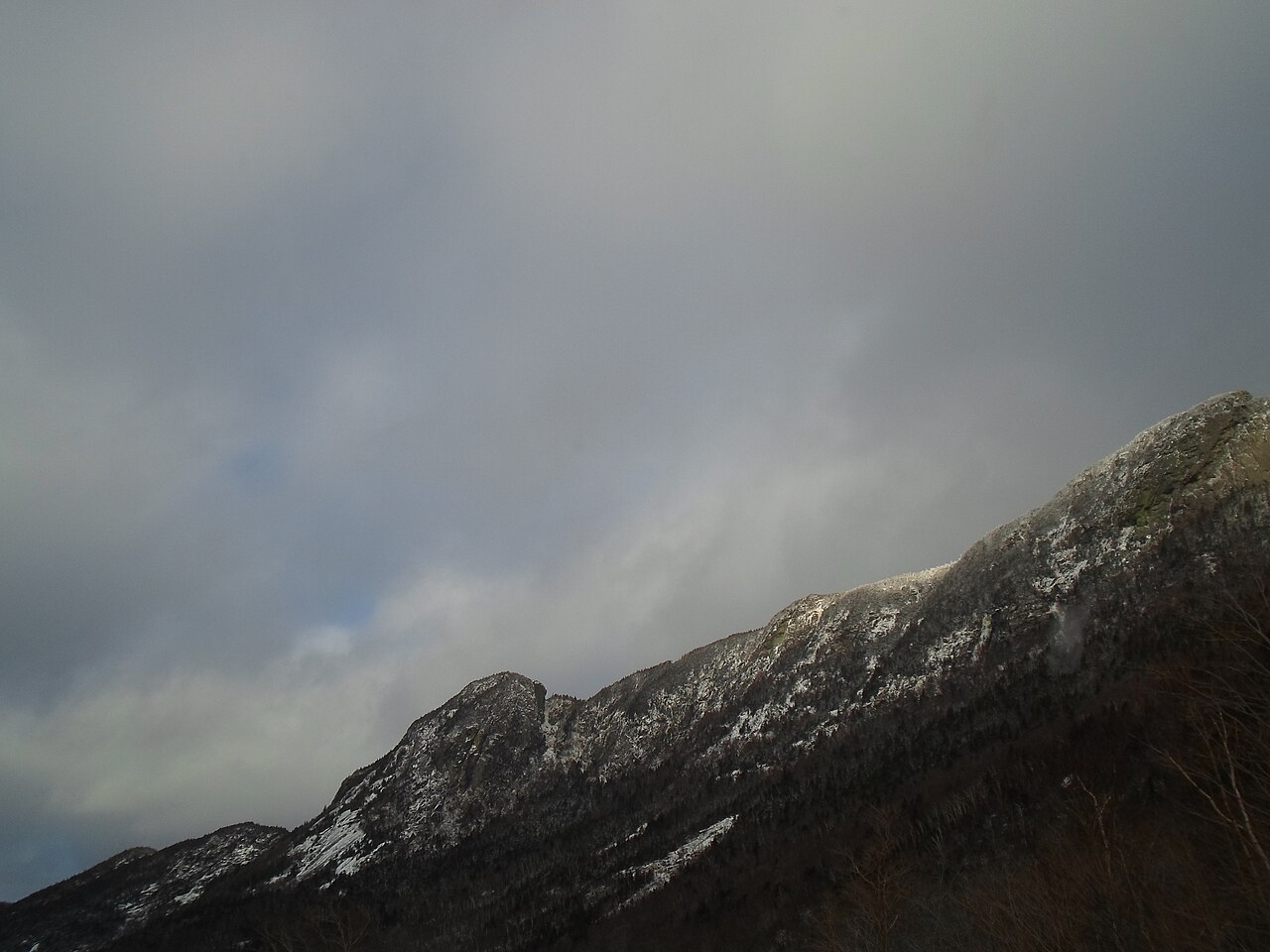 Franconia Notch Parkway Freeway Scenic Byway in Franconia Notch State Park Franconia Range White Mountains New Hampshire, illustrative activity photo