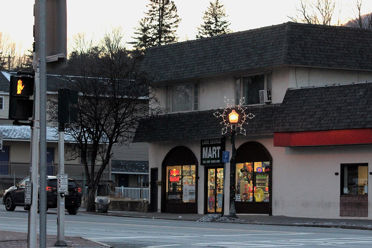 Lake George Mart, Lake George, New York (winter), illustrative activity photo