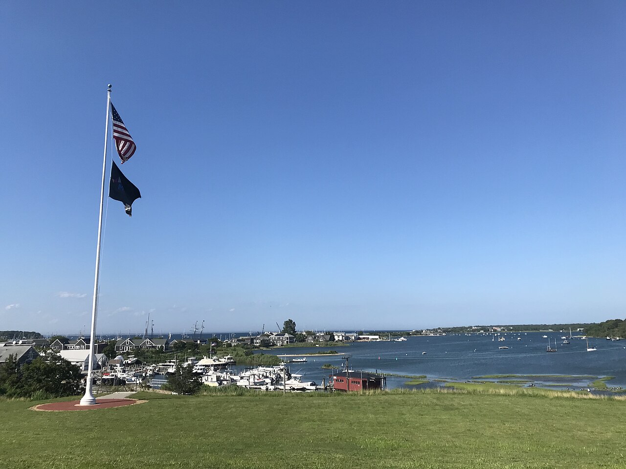 View of Lagoon Pond from the Martha's Vineyard Museum - July 2019, illustrative activity photo